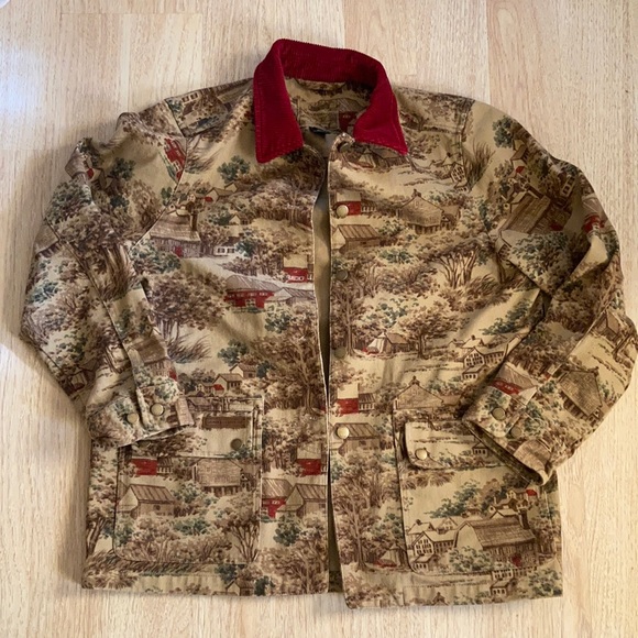 Lauren Ralph Lauren Jackets & Blazers - Lauren Ralph Lauren Outdoor Corduroy Collar Barn Chore Coat